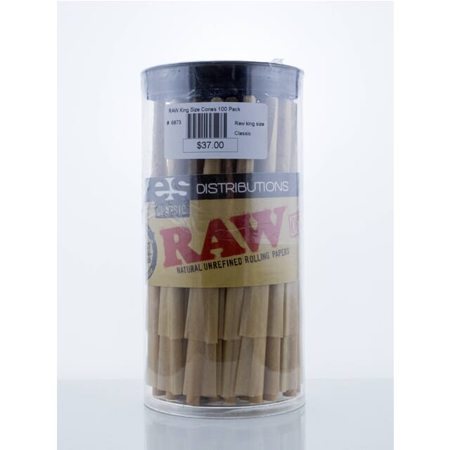 RAW | Classic | 100 Pack Cones | King Size