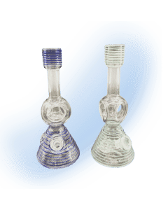 Mini Triple Donut Glass Beaker Bong | 10mm