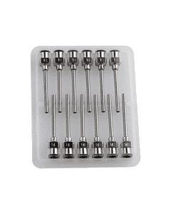 14g Full Stainless Steel Blunt Tip Luer Lock Dispensing Needle Tip | 1 Inch