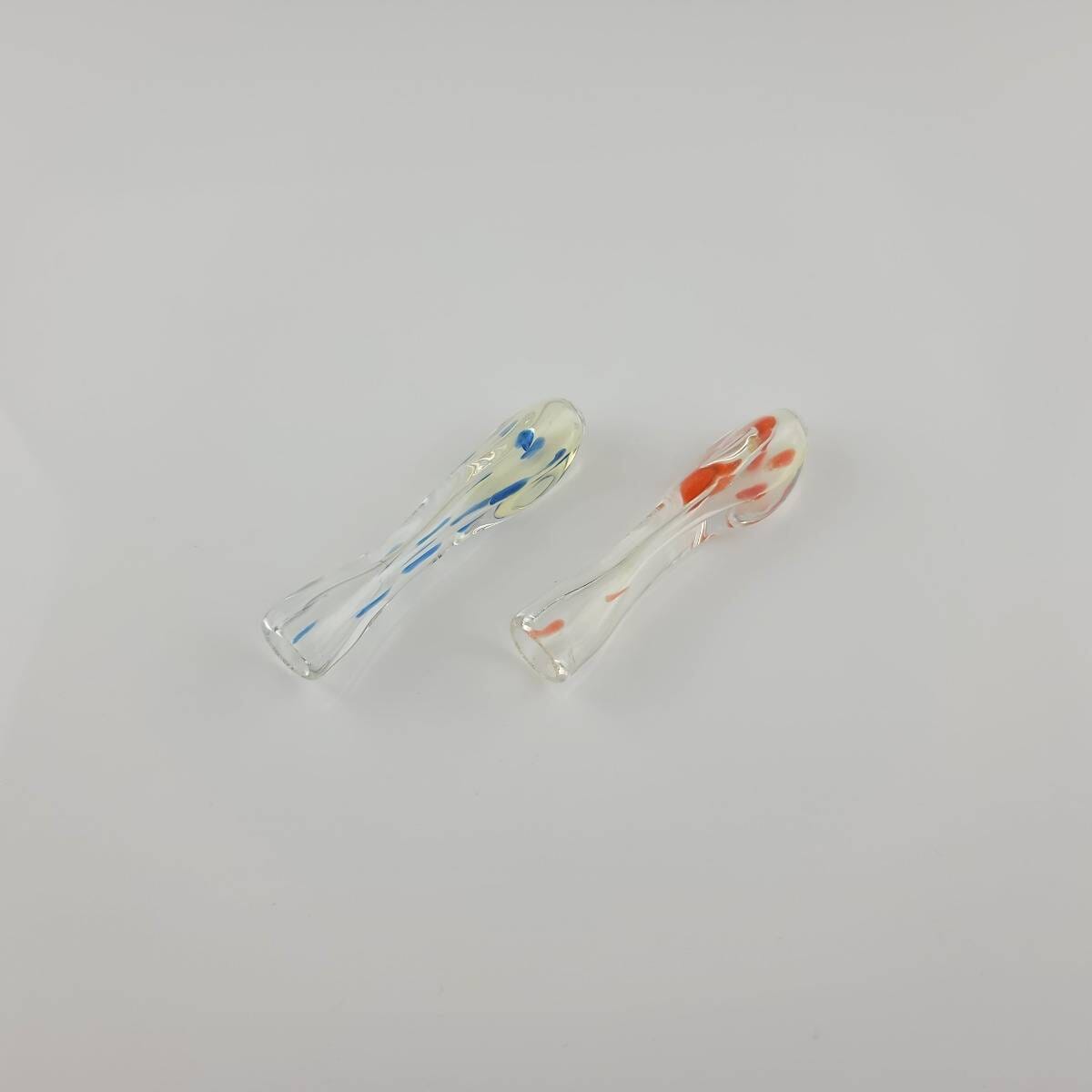 3.25in Silver Fumed Inside Out Chillum by Import