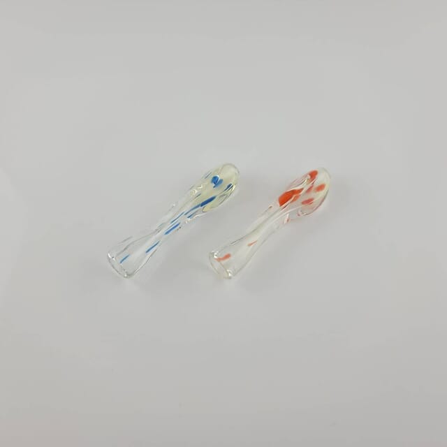 3.25in Silver Fumed Inside Out Chillum by Import