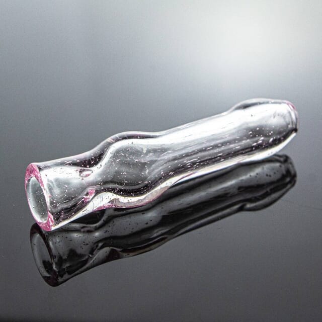Custom Glass Bat Dichro Pipe By Artist Pipes