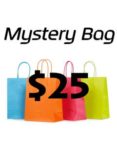 Assorted cannabis-themed items in a mystery grab bag from Upper Limits