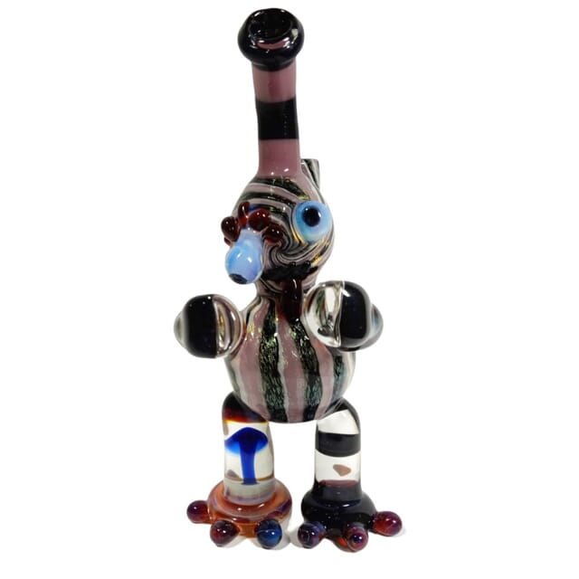 Dichro Ghost Glass Munny Rig by Artist Pipes