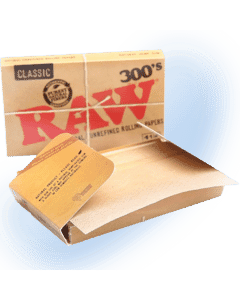 RAW Classic 300's 1 1/4 Rolling Papers Packaging