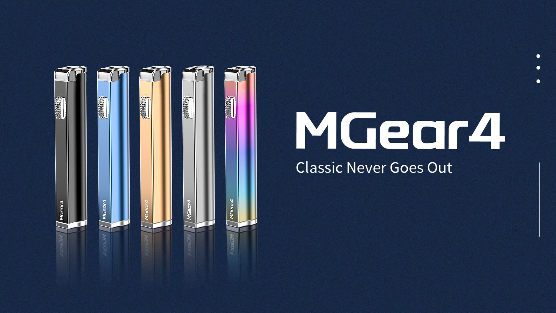 Mgear 4 Vape Cart Battery by Doteco | Colors