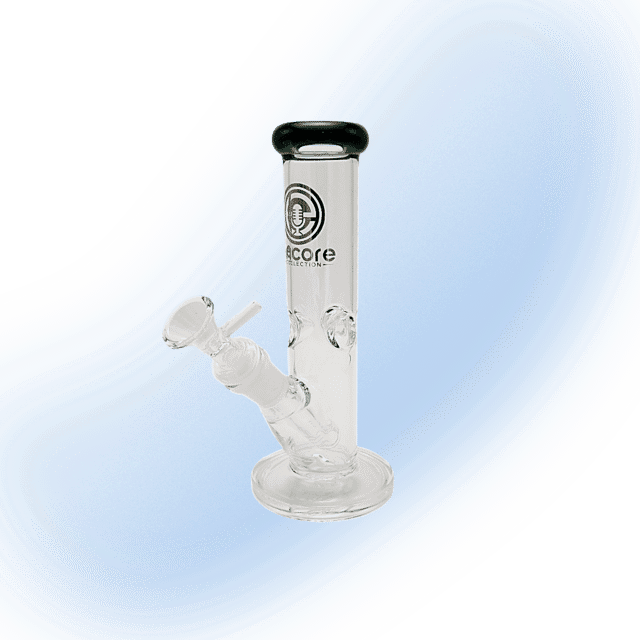 8" Mini Straight Tube Glass Bong | Encore Collection