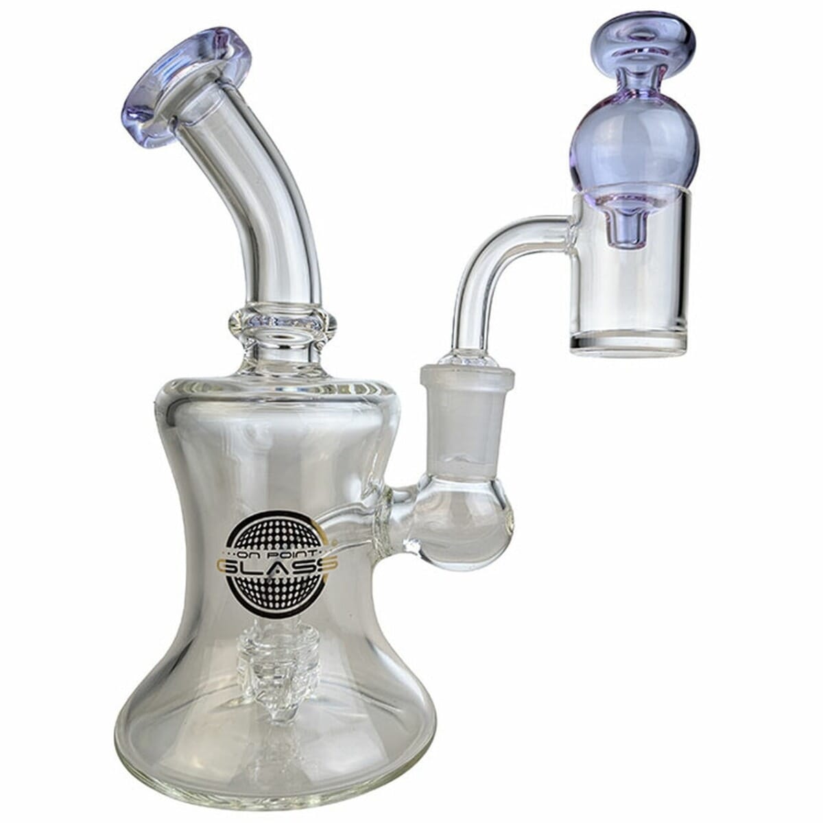 5.5in Color Rim Mini Rig Set by On Point (Purple)