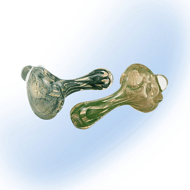 XL Hybrid Frit Ghost Spoon 4.25" | TKO Glass