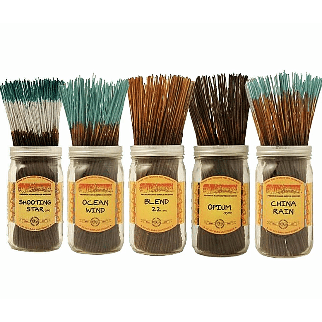 7-inch Traditional Incense Sticks by Wild Berry in various scents