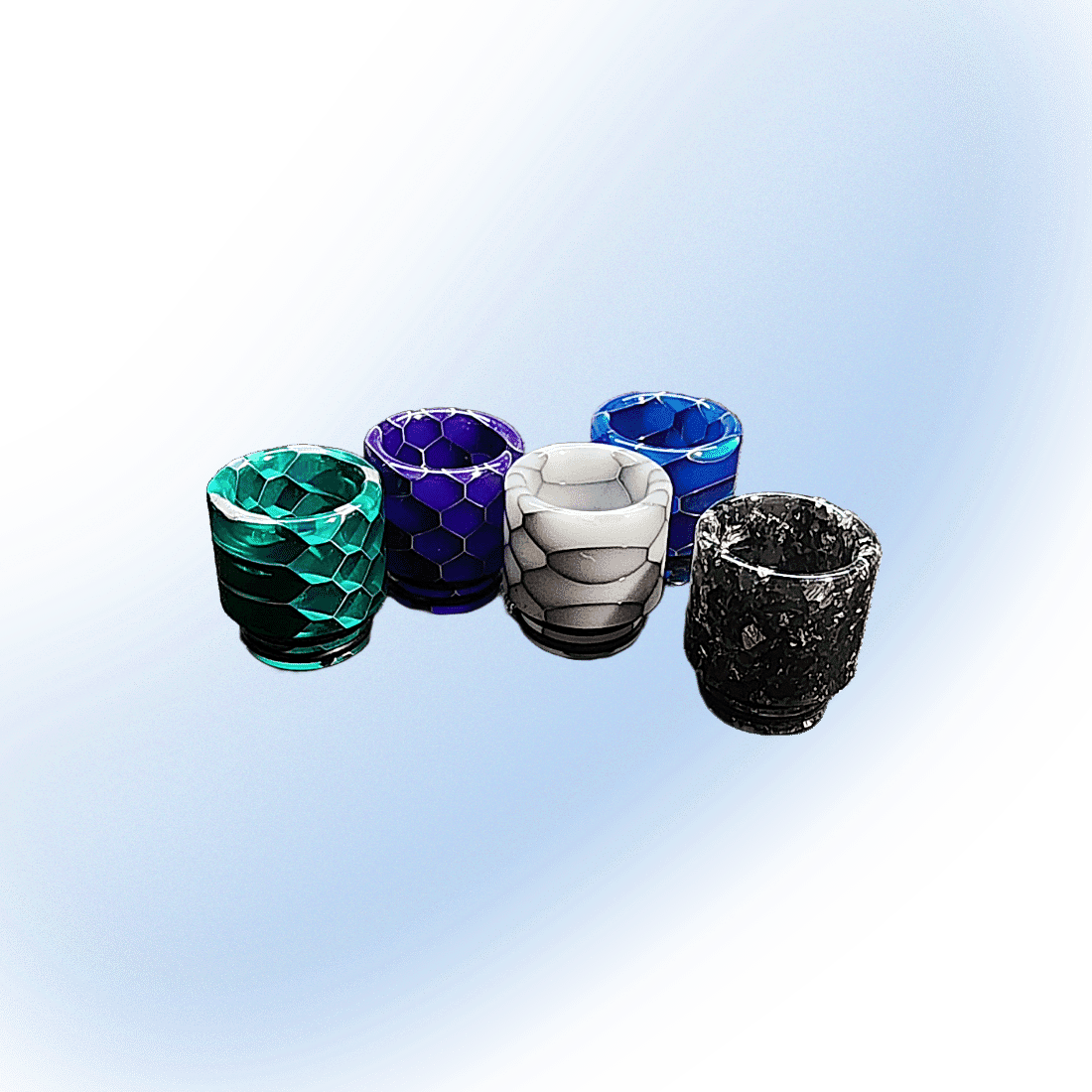 810 Epoxy Resin Wide Bore Drip Tips | Long Style