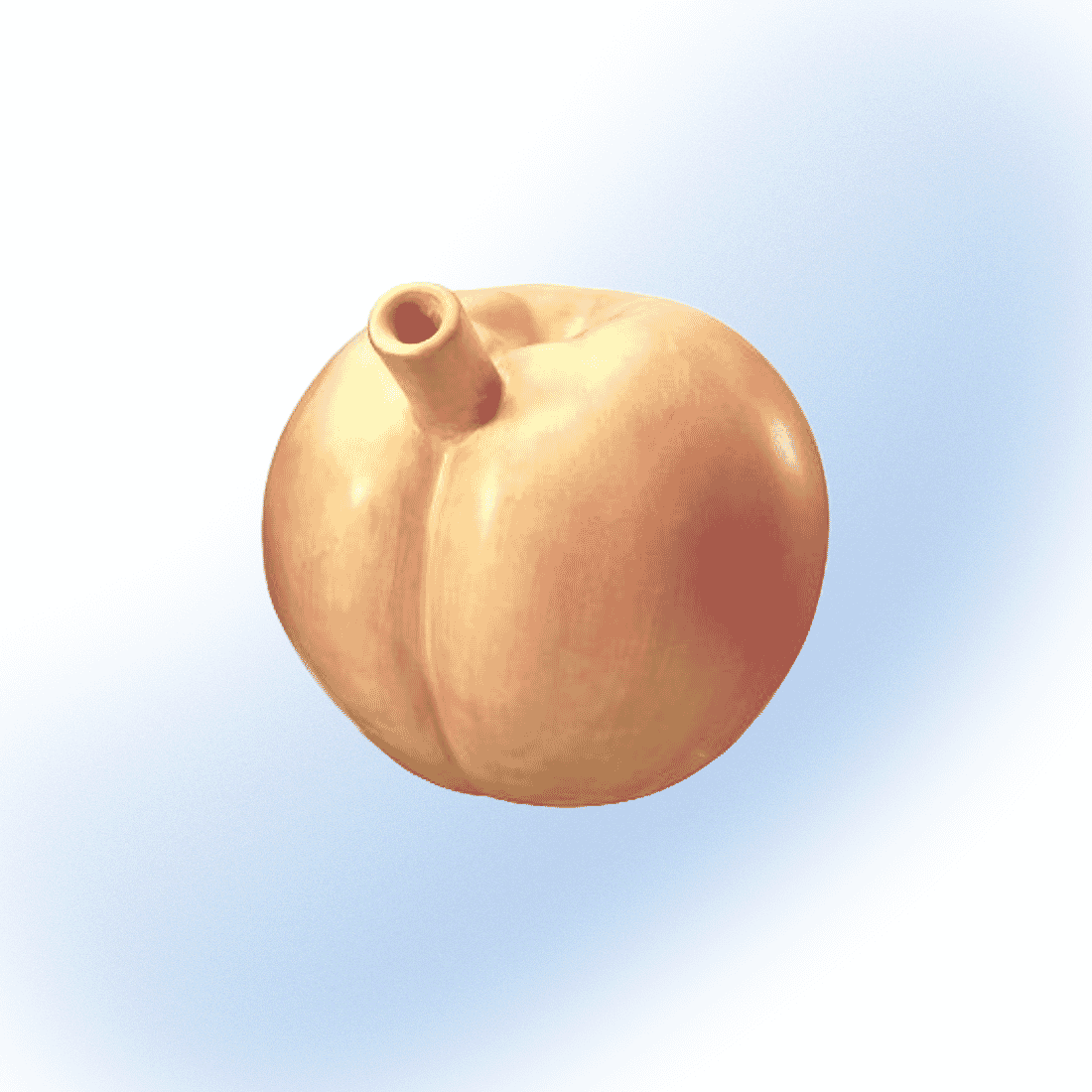 Ceramic Peach Spoon | Fashioncraft