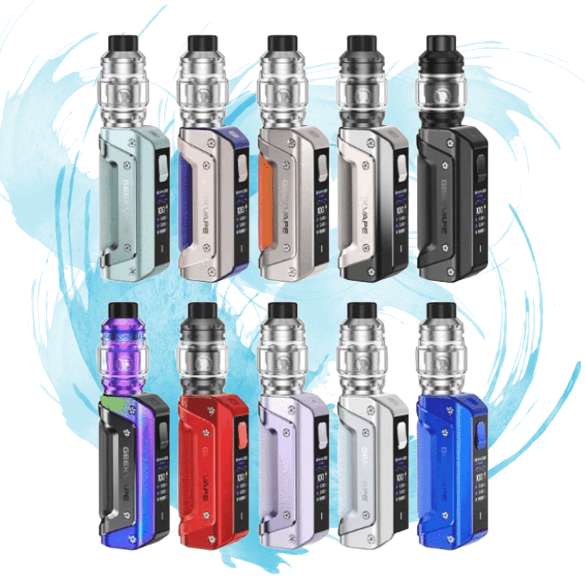 Geekvape Aegis Solo 3 Kit with Z Subohm 2021 Tank, 100W max output, IP-68 Tri-proof durability, USB Type-C charging, and advanced vaping modes.
