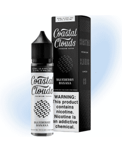 coastal clouds banana blueberry muffin