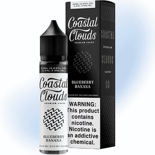 coastal clouds banana blueberry muffin