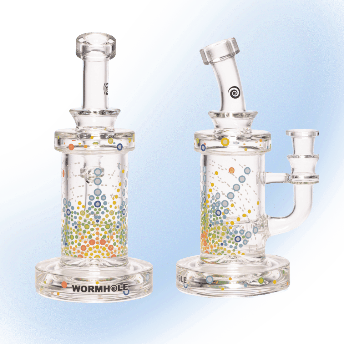 Beaded Mandala Wormhole Glass