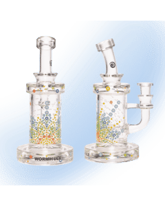 Beaded Mandala Wormhole Glass