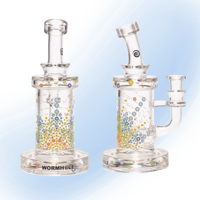 Beaded Mandala Wormhole Glass