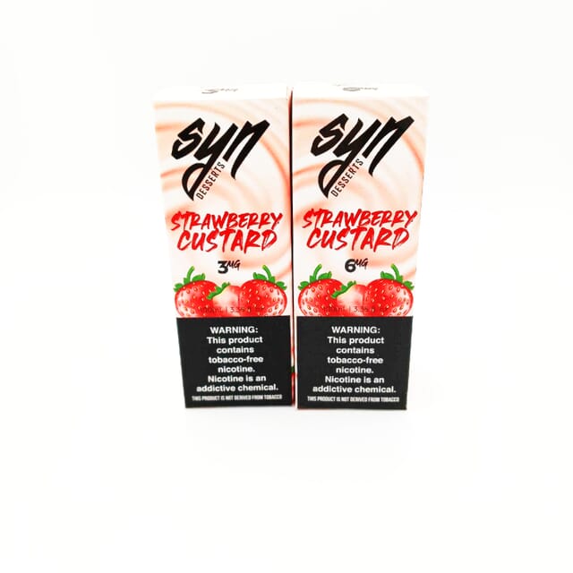 strawberry custard by syn