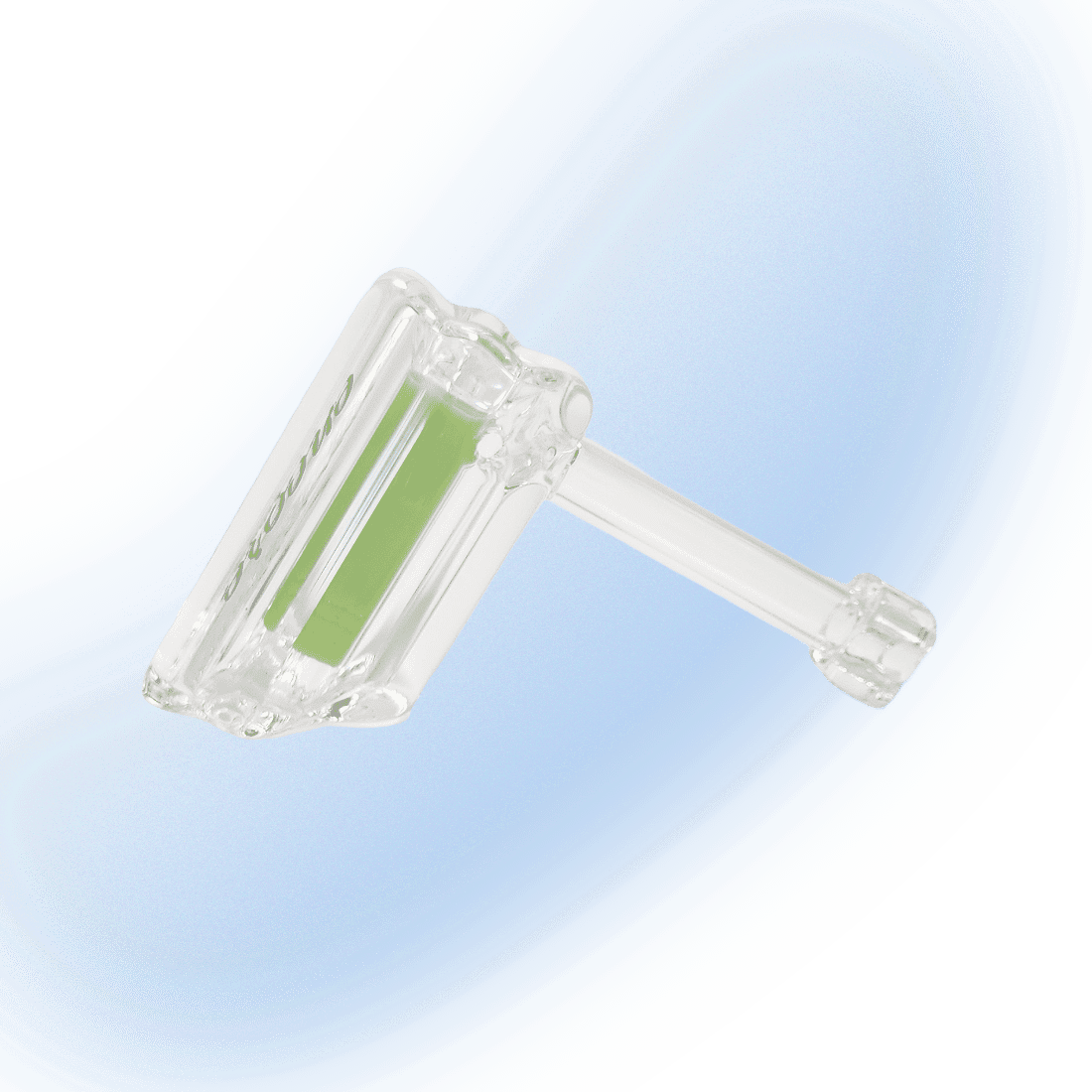 7" 50mm HEX Hammer Glass Bubbler | Encore