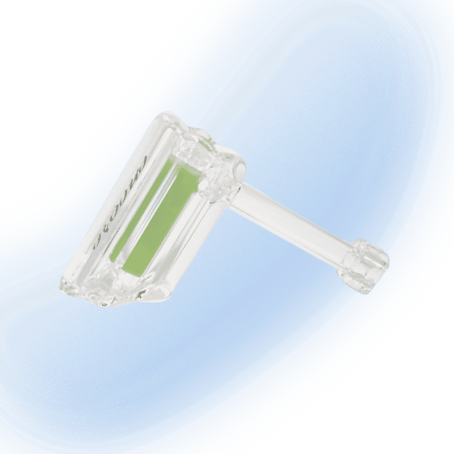 7" 50mm HEX Hammer Glass Bubbler | Encore