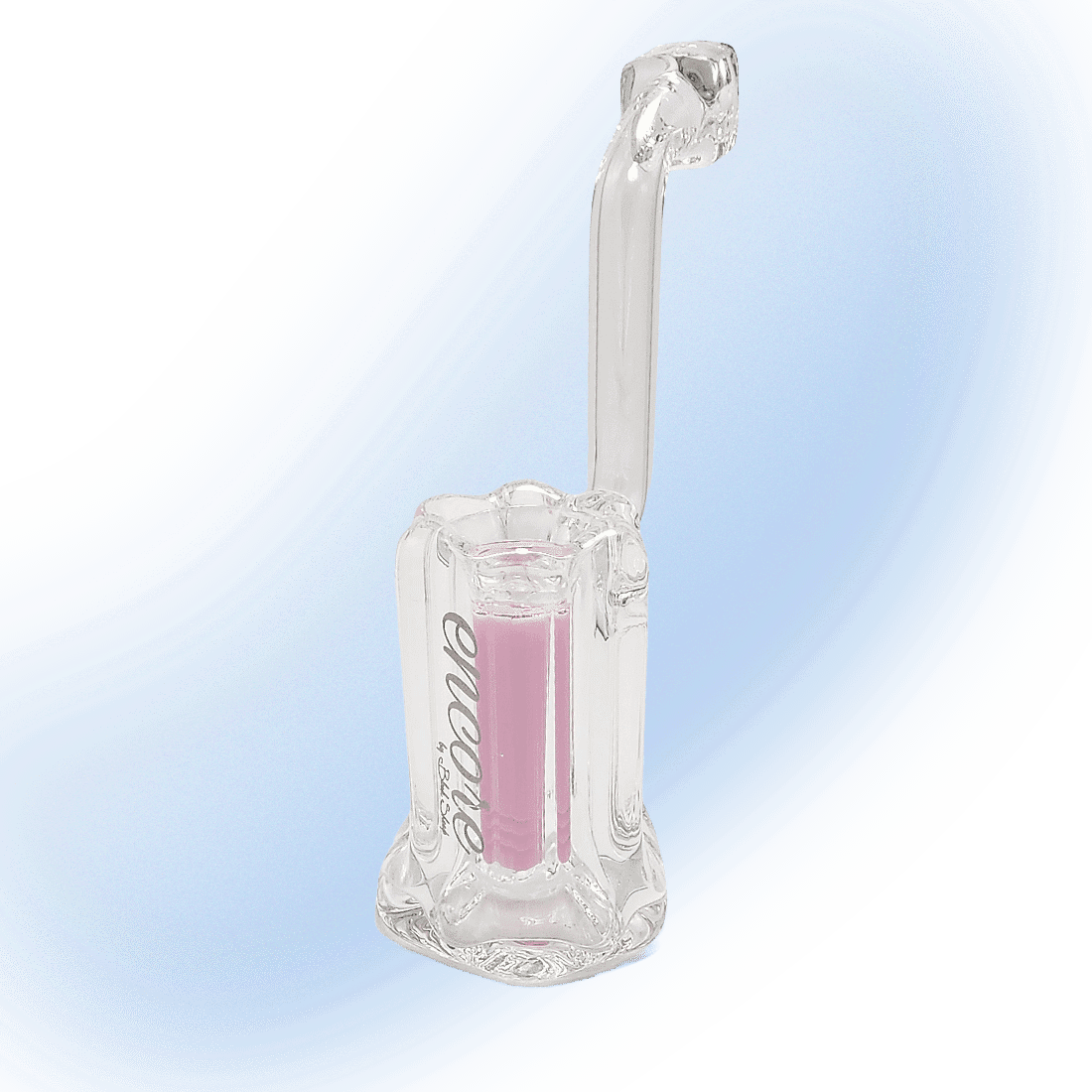 8" 50mm HEX Standing Glass Sherlock Pipe