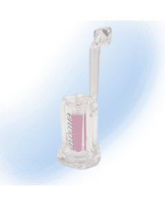 8" 50mm HEX Standing Glass Sherlock Pipe