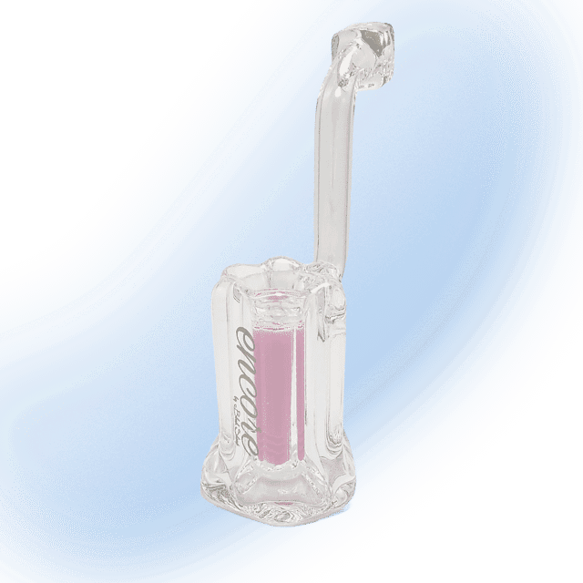 8" 50mm HEX Standing Glass Sherlock Pipe