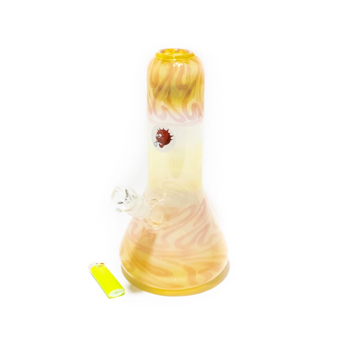 Chubby Tube 24k Gold Fumed by Blowfish Glassworks - At Upper Limits