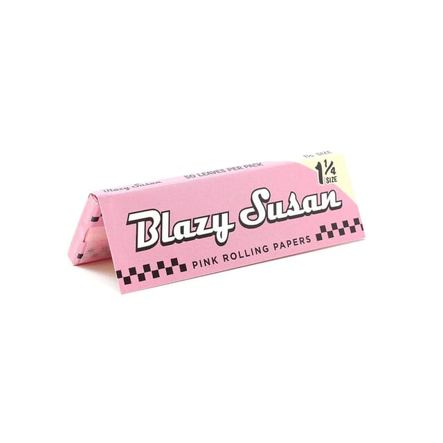 Pink Rolling Papers 1 1/4 by Blazy Susan