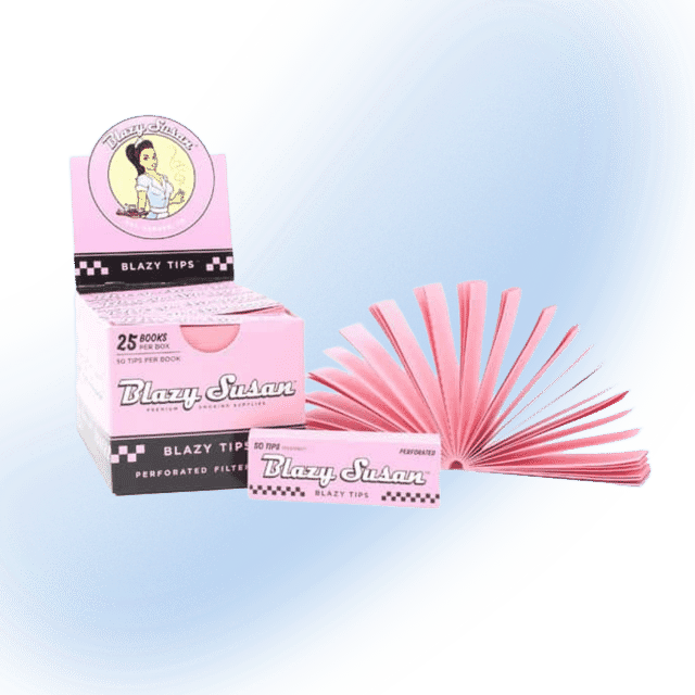 Blazy Susan Pink Filter Tips 50 Pack Booklet