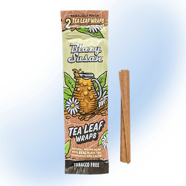 Blazy Susan Tea Leaf Wraps with Black Tea, Chamomile, Cacao | 2 Pack