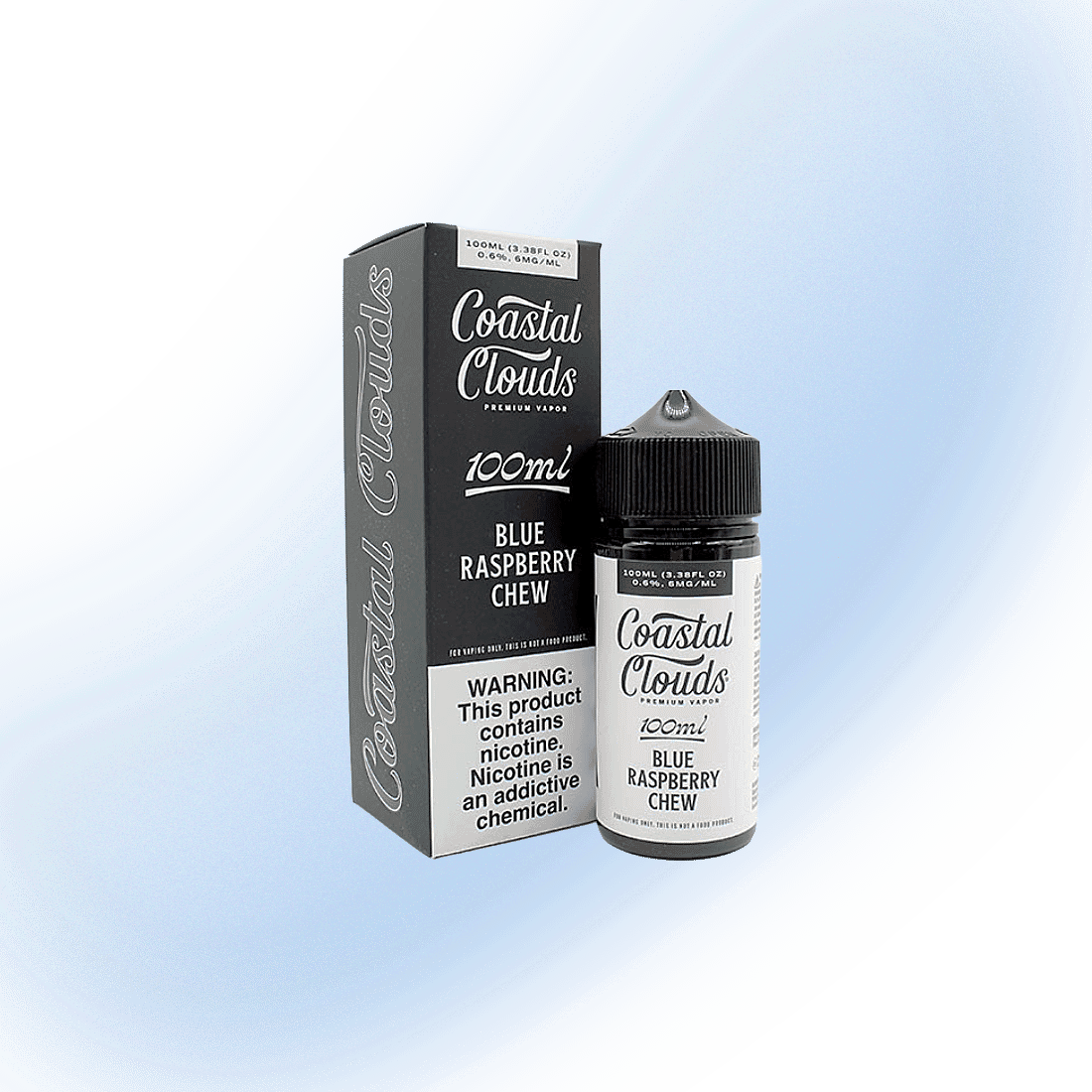 Coastal Clouds Blue Raspberry Chew - 100ml