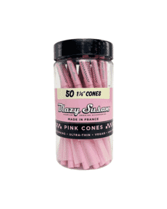 Blazy Susan 50 Count Jar 1 1/4 Pink Cones