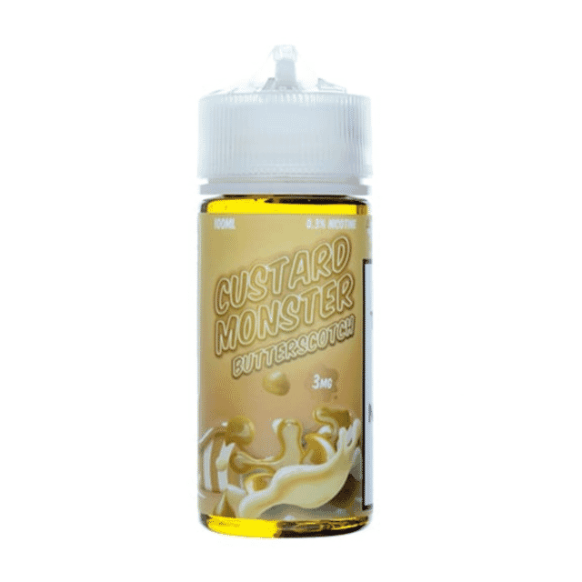Bottle of 100 ml butterscotch custard monster