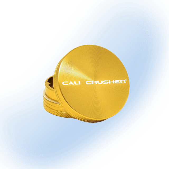 Cali Crusher OG 2-Piece Designer Herb Grinder | 2" (Gold Hard Top)