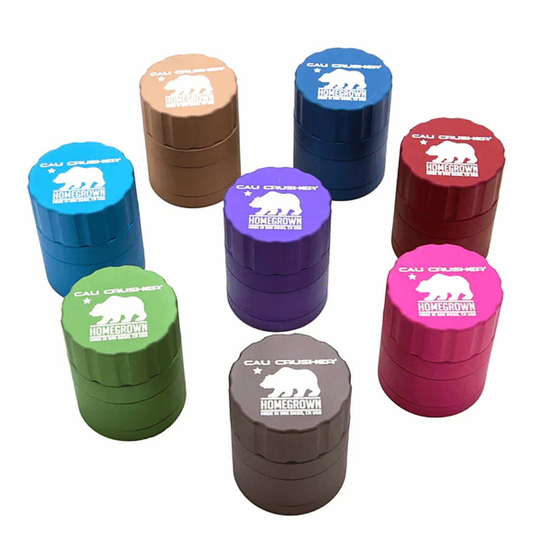 Cali Crusher Homegrown Grinder with 4-Way Quicklock and Radial Cut Blades