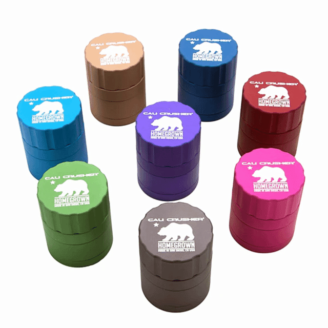 Cali Crusher Homegrown Grinder with 4-Way Quicklock and Radial Cut Blades