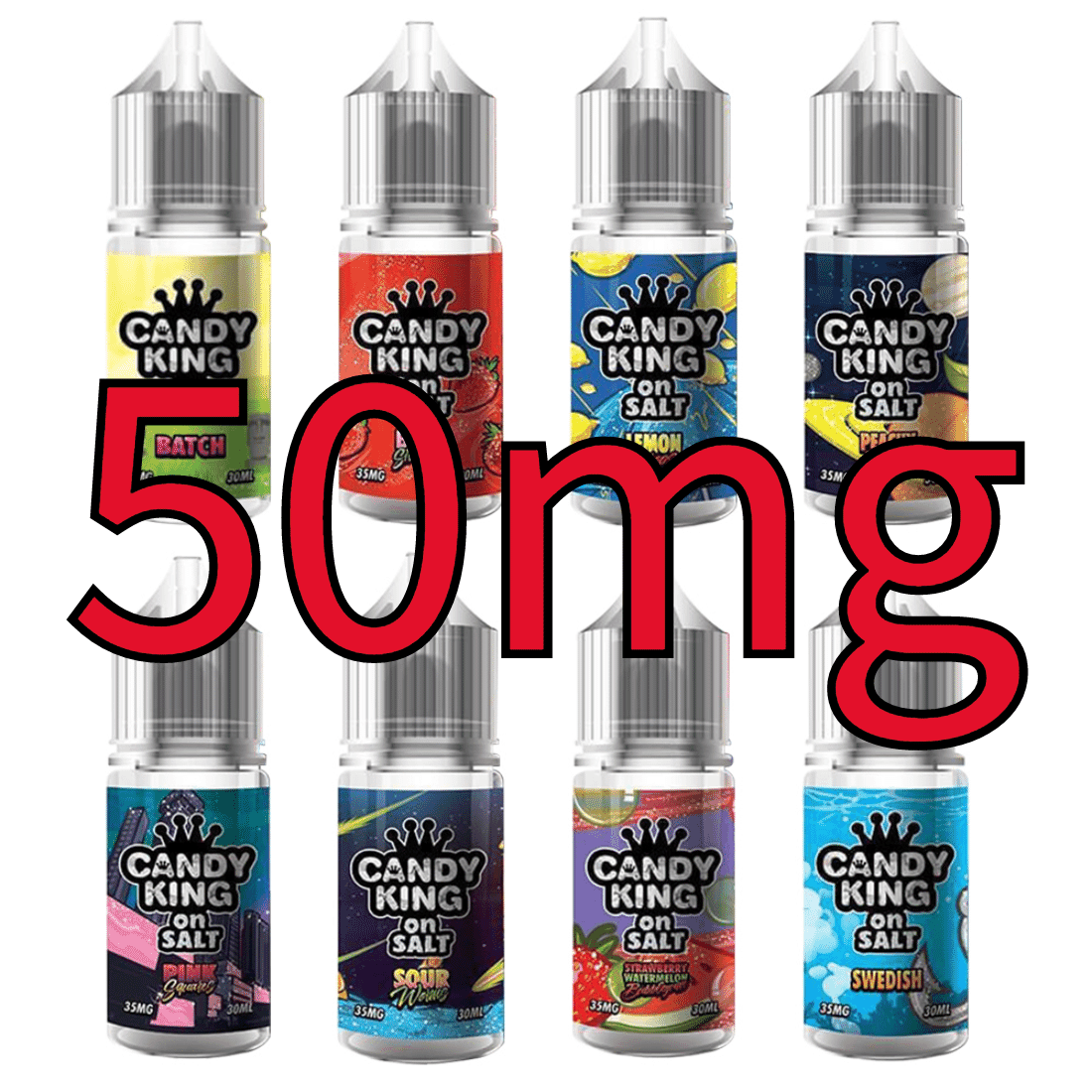 50mg salt nic juice from candy king liquids
