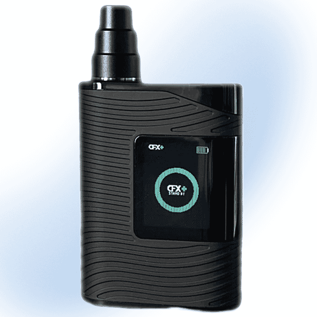CFX+ Dry Herb Vaporizer by Boundless with zirconia cooling airpath, USB-C charging, and compact design