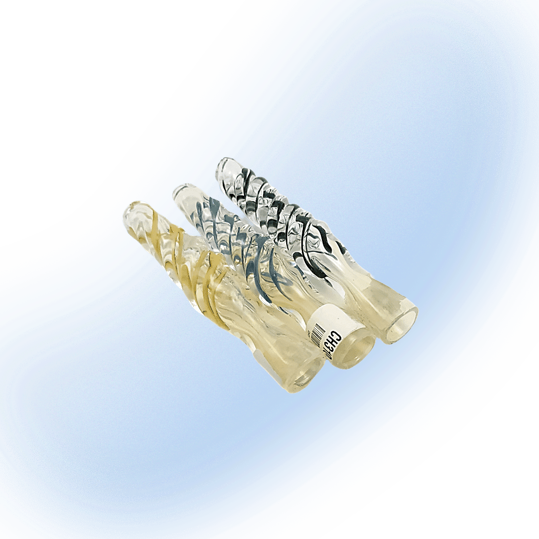 3.25" Fumed Glass Twisty Chillum