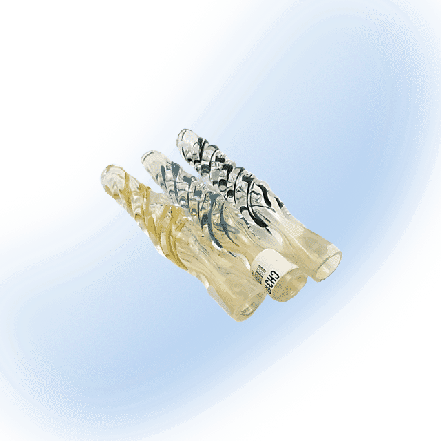 3.25" Fumed Glass Twisty Chillum