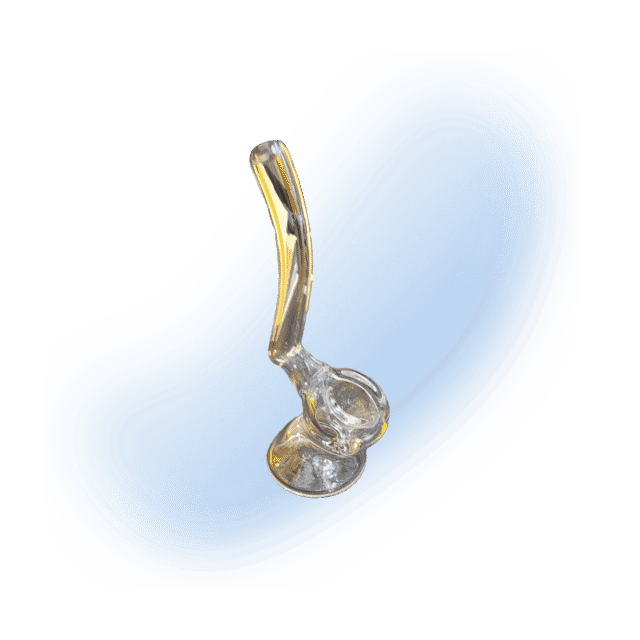 Clear Side Car Spoon Pipe