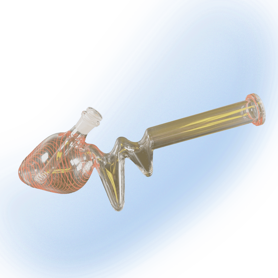 Couch Potato Glass Bong | American Made