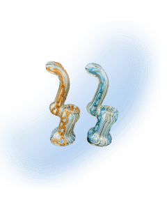 Wig Wag Color Handheld Glass Bubbler | CHV Glass