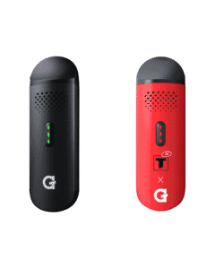 mage showcasing the sleek design of the G Pen Dash dried herb vaporizer by Grenco Science with its key features highlighted.