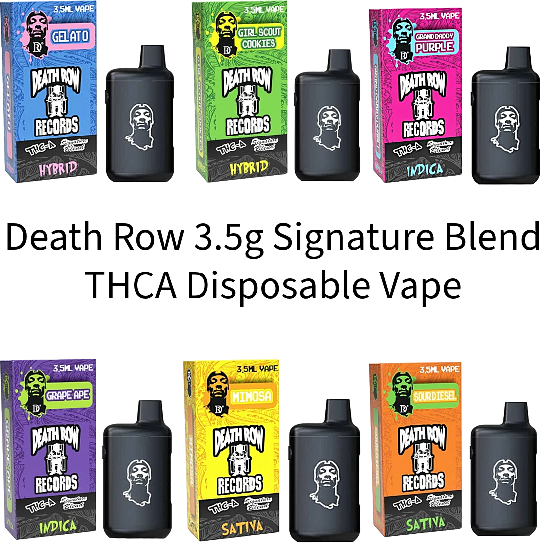 Death Row Records Signature THC-A Blend Disposable Vape - Premium 