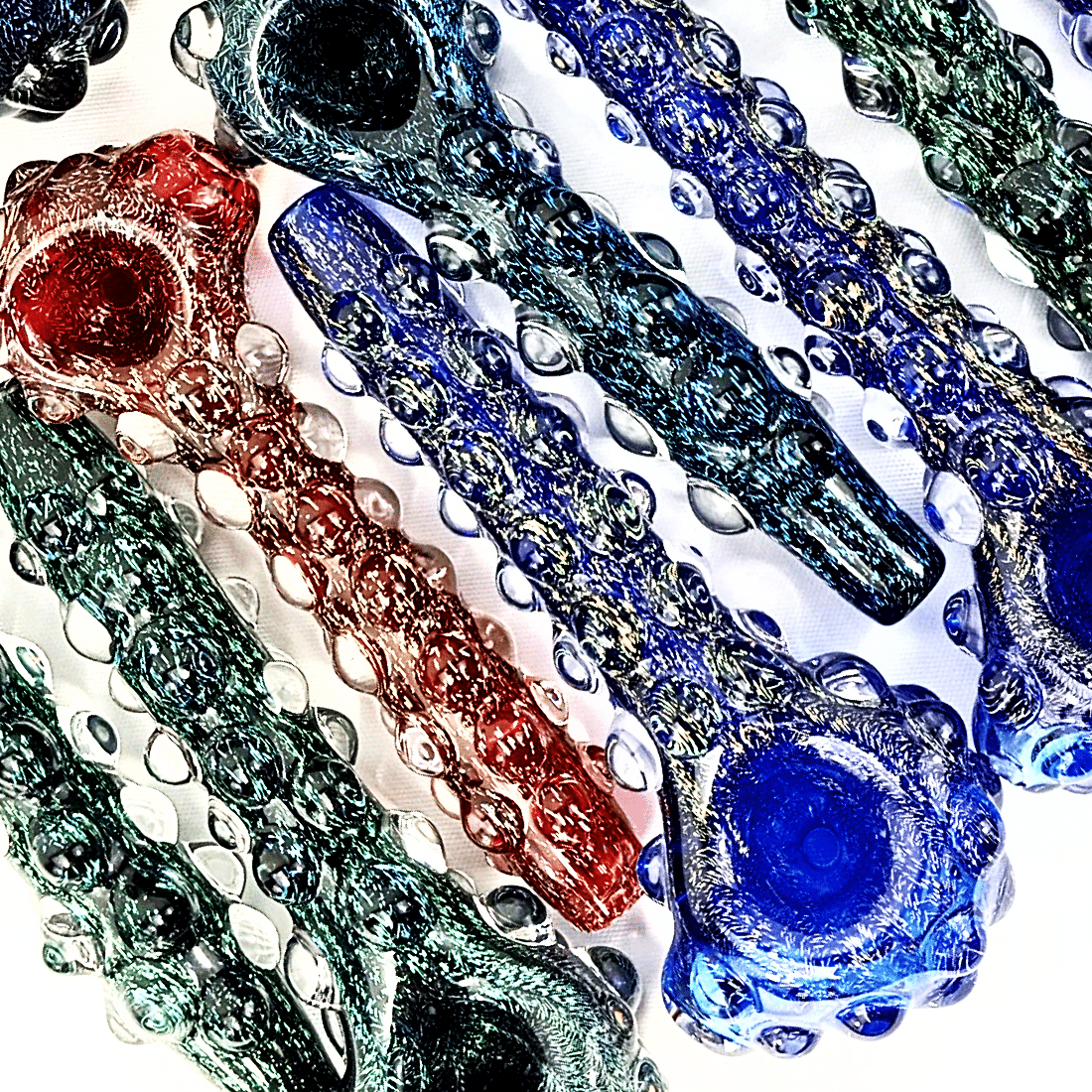 DIchro Dot Glass Spoon Pipe by ArtistPipes