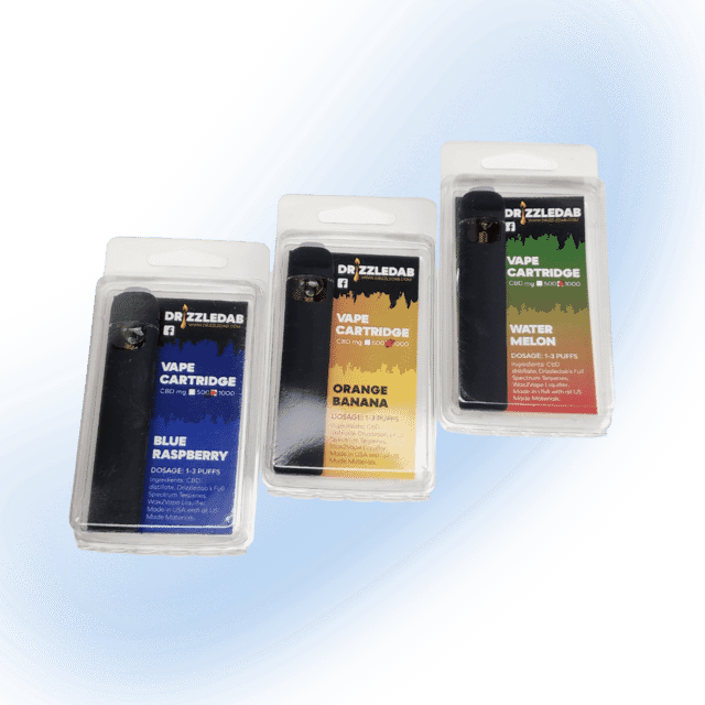 DrizzleDab CBD Vape Disposable 1,000mg Flavors