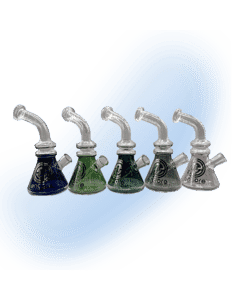 6.5" Glass Dab Rig Colored Base | Encore Collection